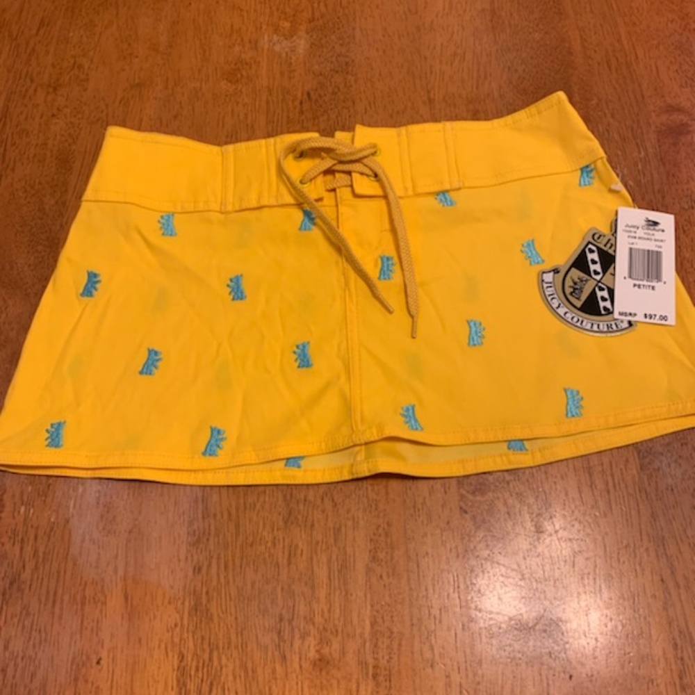 Juicy Couture Beach Yellow skirt